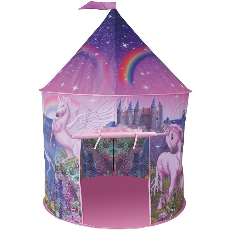 Tenda da Gioco per Bambine Rosa Unicorno Casetta per Bimbe Playhouse  Castello