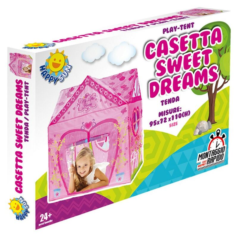 Tenda da Gioco per Bambine Rosa Casetta Bimbi Playtent Castello Favole  Cameretta