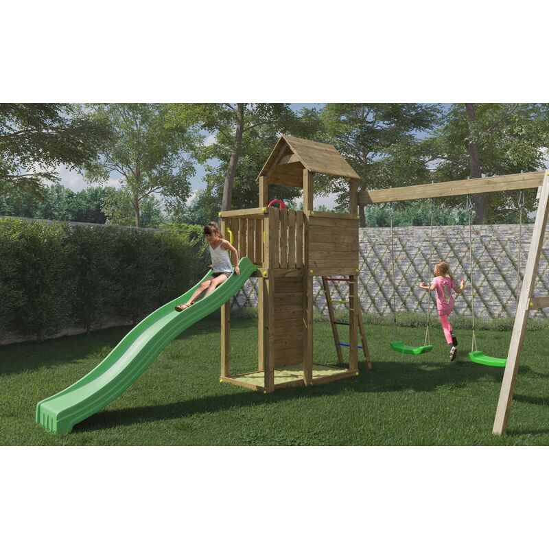 Exposure Maxi Funny parco giochi bambini giardino scivolo arrampicata