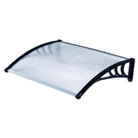 Pensilina Da Tettoia In Policarbonato 3.5mm – 40x100cm, Trasparente, Per Porte E Finestre, Protezione Da Pioggia E UV