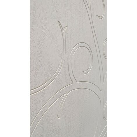 Porta Blindata con Pannello Bianco Pantografato per Esterno Tree of Life