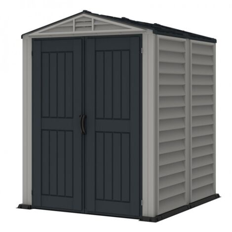 Casetta in Resina PVC 161x171 per Esterno Porta Attrezzi con Pavimento (1/5)