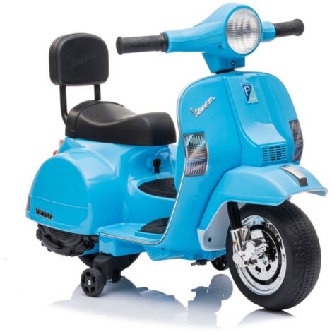 Moto Elettrica per Bambini Piaggio Mini Vespa ( Rosa ) 6 Volt con luci e  Suoni Ufficiale con Licenza