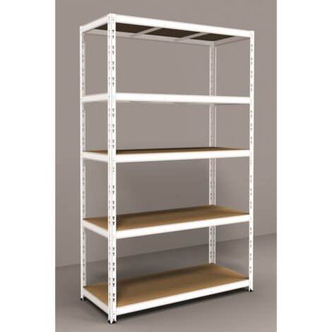 Box and beyond Scaffale in metallo ed eucalipto – 3 ripiani – 1 cassettiera eucalipto e cannatura – fissaggio a parete – nero – FSC 70% – 60 x 35 x 184 cm