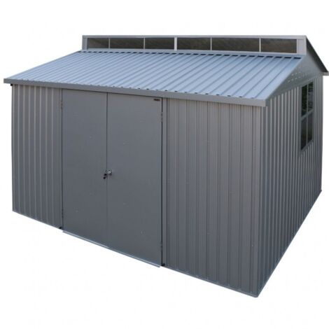 Casetta Box in Alluminio 323x243 Rimessa da Giardino con Lucernario (1/5)
