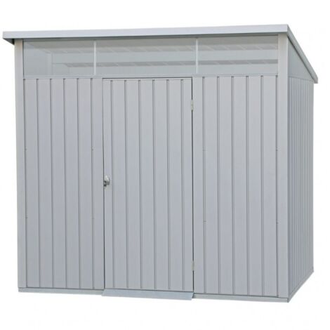 Casetta da Giardino per Attrezzi con Lucernario Box in Metallo 250x180 (1/5)