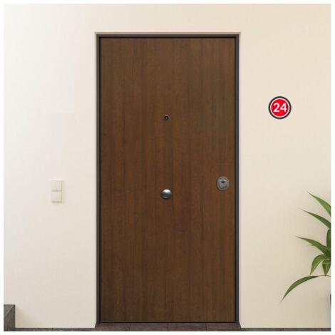 Porta Blindata 100x210 per Interno Portone di Sicurezza Noce