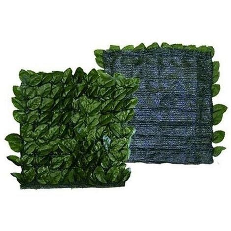 Siepe ombreggiante verde rete frangivista sintetica foglie arella h 150 x 300 cm 