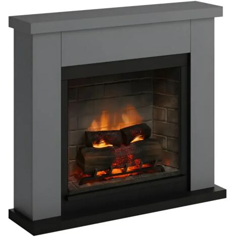 Camino Elettrico Tagu Frode PowerFlame2 Grigio 1600W