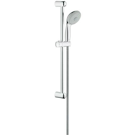 Grohe Asta Saliscendi Doccia con Soffione Rotondo Supporto Colonna