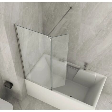 Box Doccia Sopravasca Anta Pieghevole Vetro 6mm 85+40 cm (1/5)