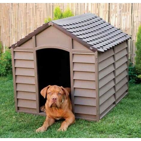 Cuccia in legno per esterno per cani grossa taglia