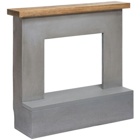 Cornice per Camino Finto Caminetto Tagu Rolf Grey
