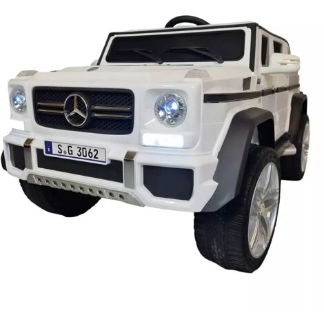 Auto Elettrica Bambini Mercedes Maybach 12V Bianco con Telecomando