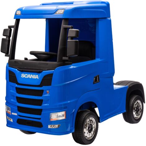 Camion Elettrico Scania Blu 24V per Bambini con Telecomando