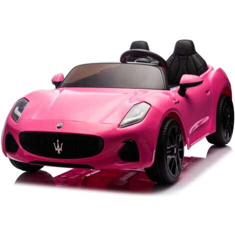 Auto Elettrica Per Bambini Maserati Folgore 12V-Rosa