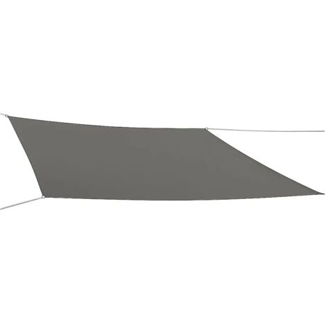 Tenda a Vela Rettangolare 1.2x7m Divisori e Protettivi Panno Ombreggiante per Esterni con Fascette e funi, Occhielli per La Festa in Giardino, Color Crema