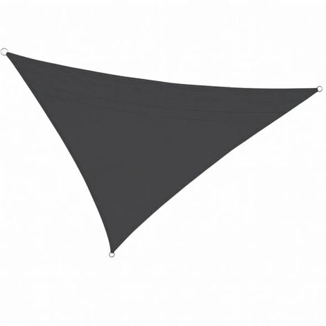 Vela Ombreggiante Triangolare 3x3x3 m Antracite per Giardino e Terrazzo (1/5)