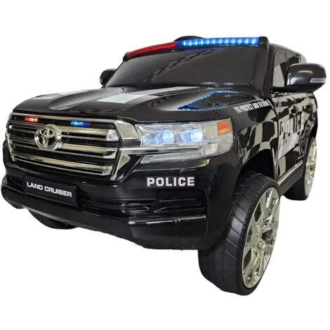Auto Elettrica per Bambini Polizia 24V con Luci Suoni e Telecomando