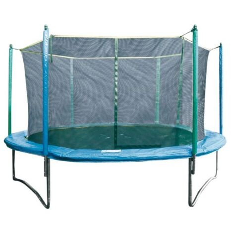 Trampolino Elastico 244 cm per Bambini Rete Sicurezza da Esterno (1/2)