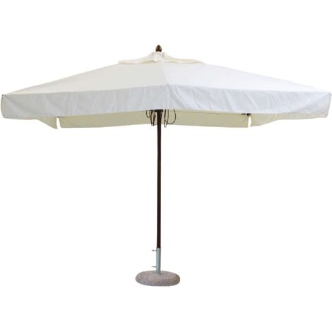 Ombrellone da giardino 3x4 mt con palo centrale in legno Venezia (1/3)