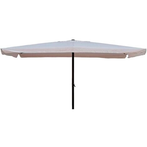 Garden Friend Ombrellone rettangolare 2x3x2,4h m bianco (1/4)
