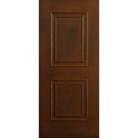 Pannello per Porta Blindata in Vetroresina da Esterno Noce 90x210
