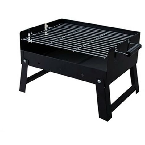 Griglie a carbone Barbecue portatile da esterno Griglia da campeggio  Pieghevole Compatto Acciaio inossidabile Griglia per barbecue a carbone  Griglia