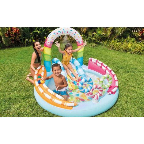 intex piscina con palline colorate multicolore baby 3 anelli bambino