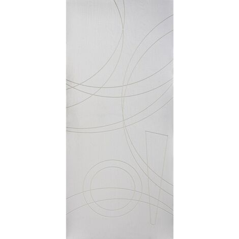 Pannello Pantografato Bianco per Porta Blindata da Esterno in Vetroresina Madrid (1/2)