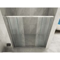 Box Doccia Nicchia 2 Ante Scorrevole Vetro 6 mm 140 150 160 170 180 Cristallo - Misura Box Nicchia 160