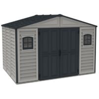 Box Casetta in Resina PVC Resistente 319x240cm Magazzino per Giardino