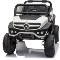 Macchina Elettrica per Bambini Mercedes Unimog Fuori Strada Bianco