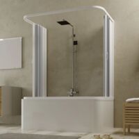 Box sopravasca Venusia 3 lati 70x170x70cm con apertura centrale