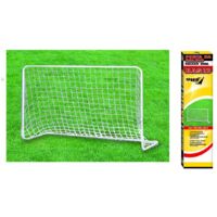 Porta da Calcio 180x60x122 in Metallo con Rete Soccer Goal Calcetto