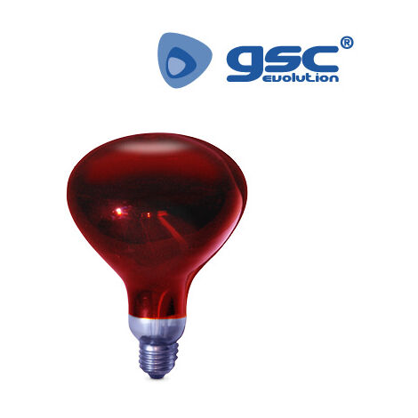 Bombilla infrarrojos Ø160mm E27 Máx. 250W