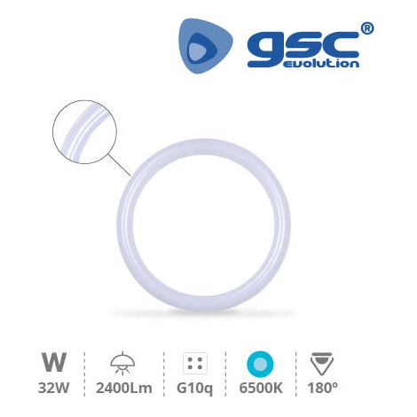 Tubo circular LED 32W G10q 6500K