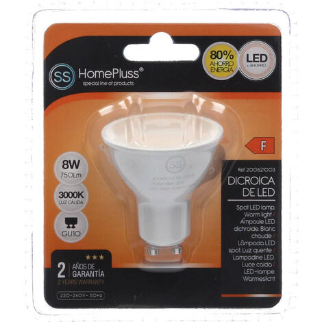 Bombilla LED GU10 Dicroica 9W 950LM A++