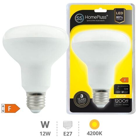 Bombilla LED E27 8W 640Lm 6000ºK 12V LEDs 40.000H [CA-5050-12V-8W-CW]