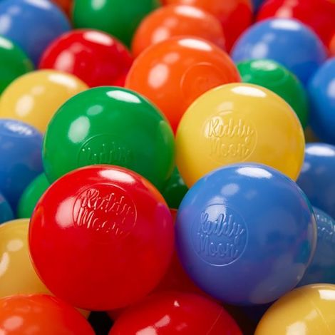 Esenlong Lot de 100 balles colorées amusantes en plastique souple pour bébé 4 cm