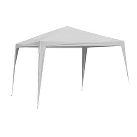 Tonnelle De Jardin Acier Et Polyester Gris 3x3 M - Tonelle et pergola