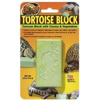 Tortoise block 142gr calcium au cactus