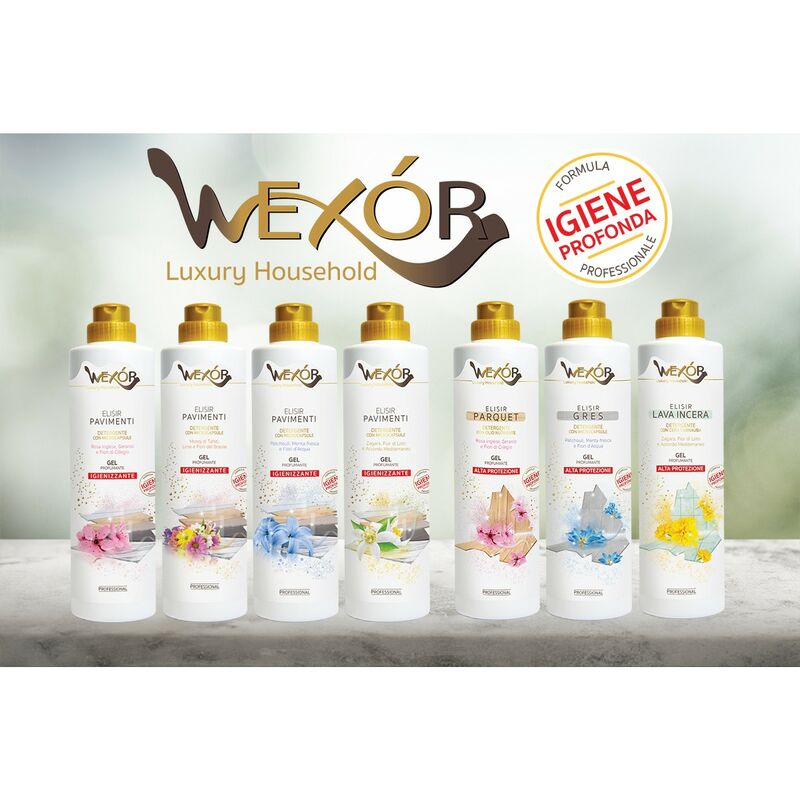 WEXOR ELISIR PARQUET DETERGENTE IN GEL PROFUMANTE CON OLIO