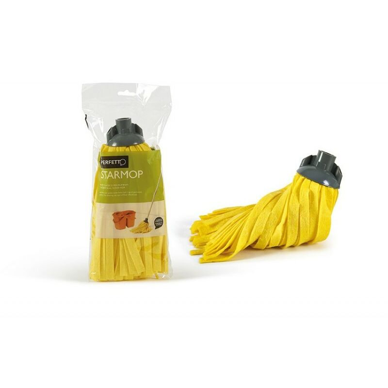 Mop per pavimenti Turbo Wiper Mop Set con cuscinetti in microfibra da 3  pezzi e pulizia del pavimento lavabile con secchio facile