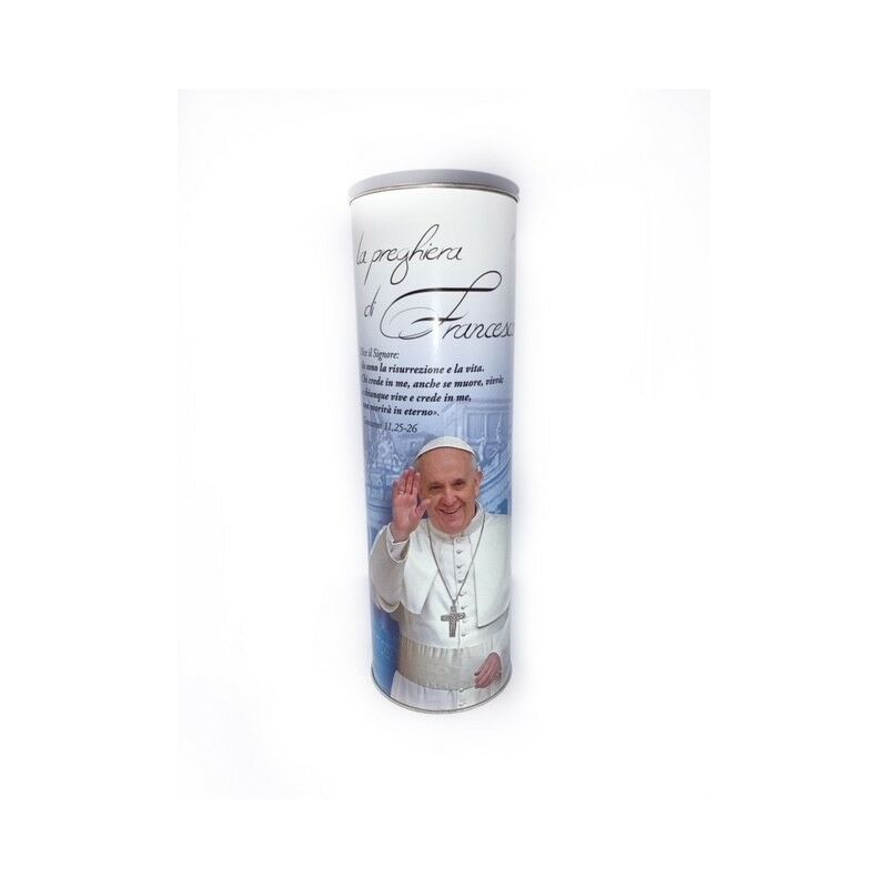 Lumino Votivo Bianco Papa Francesco Modelli T60 - T80 - size T 60 Papa