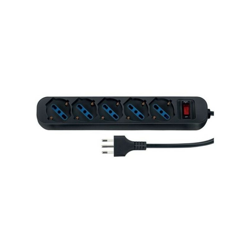 Electraline 62571 Multipresa a Scomparsa per Scrivania/Tavolo Presa a  incasso 3 Prese Schuko + 2 USB 3.1A (1 tipo A + 1 tipo C compatibile con  ultime tecnologie) 15.5W, Diametro 120 mm, Cavo 2M