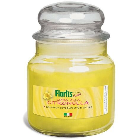 Giara Piccola in vetro alla Citronella FLORTIS