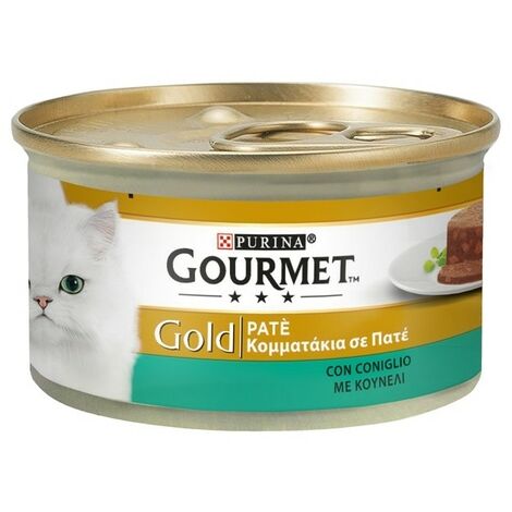 Gourmet gold Gatto Patè Coniglio gr. 85 PURINA