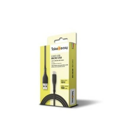 Cavo Ricarica USB-A Micro USB 10 W Take It Easy (1/2)