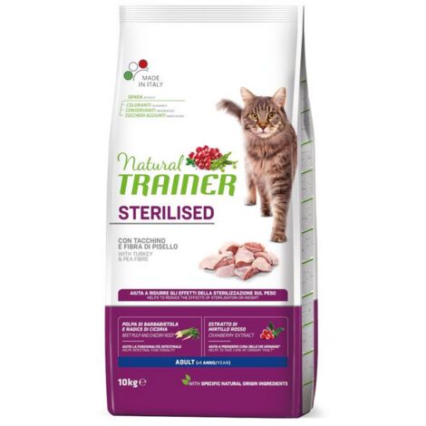 Cane - Natural Trainer 10Kg Sterilised Carni Bianche